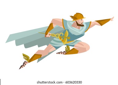 hermes mercury roman greek olympian god