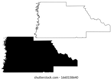 Hernando County, Florida (U.S. county, United States of America,USA, U.S., US) map vector illustration, scribble sketch Hernando map