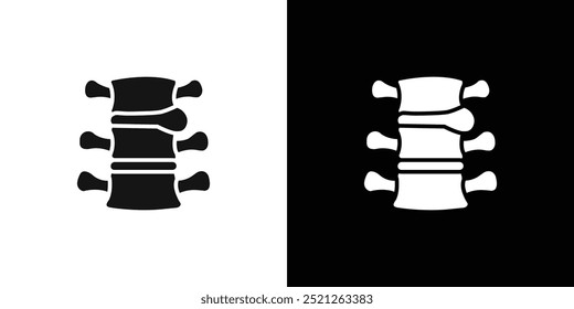Hernia icon Flat line illustration