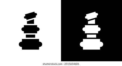 Hernia icon logo set vector