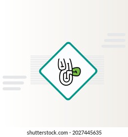 Hernia Repair Icon Vector Design