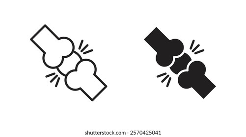 Herniated disc vector web icons set