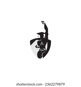 hero academy logo vector image 