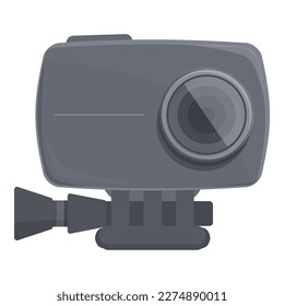 Hero camera icon cartoon vector. Sport cam. Digital drive