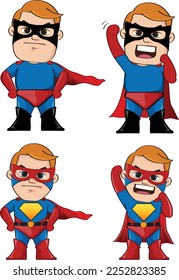 Diseño vectorial de caracteres hero, vector Super Hero