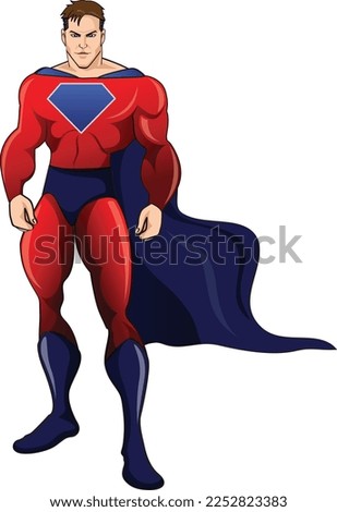 Hero character vector design, Super Hero vector