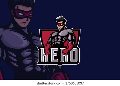 Hero - Esport Logo Template