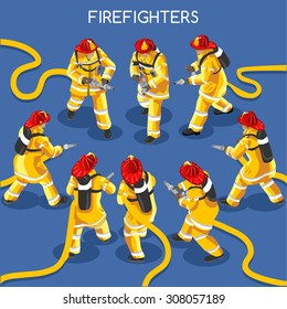 Hero Firefighter Hydrant fire
