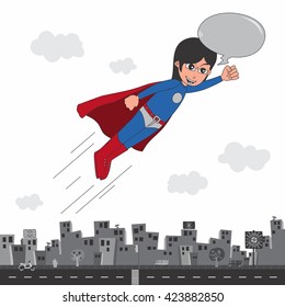 hero guy cartoon