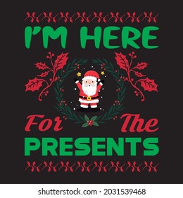 I’m hero for he presents  t shirt design, vector file.