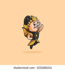 Hero of indonesia gatot kaca vector illustration