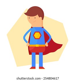 Hero mascot vector 