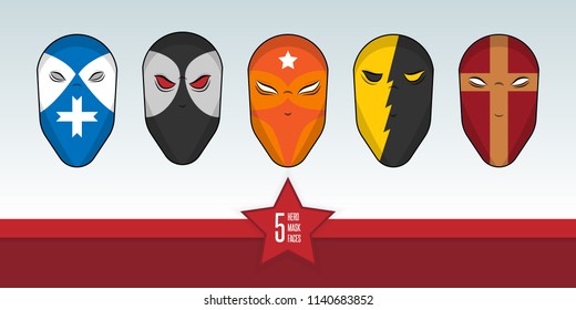 Hero Mask Faces Collection