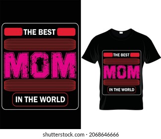 Hero mother text t-shirt design 