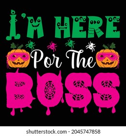 i’m hero por the boss t shirt design, vector file.