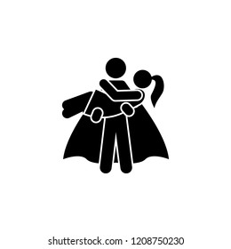 hero, the rescue icon. Element of superhero icon for mobile concept and web apps. Detailed hero, the rescue icon can be used for web and mobile