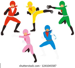 Hero Squadron 5 people