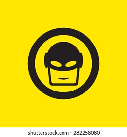 hero superhero icons . illustration vector EPS 10