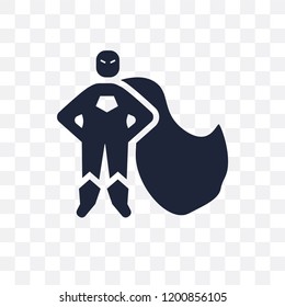 hero transparent icon. hero symbol design from Fairy tale collection. Simple element vector illustration on transparent background.