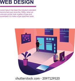 Diseño de ilustraciones de arte vectorial de Héroe