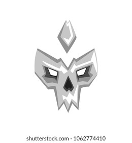 Hero or villain mask vector Illustration on a white background