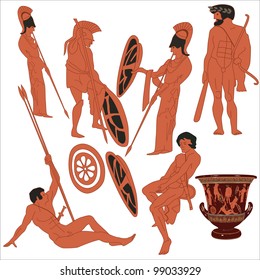 Heroes of Ancient Greece (Ancient vector)