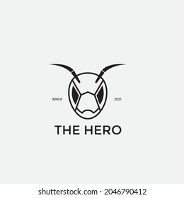 HEROES  BEES  LOGO  DESIGN  ILLUSTRATION  SYMBOLS  VECTOR