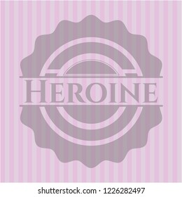 Heroine pink emblem