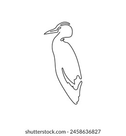 Garza - Dibujo continuo de una línea