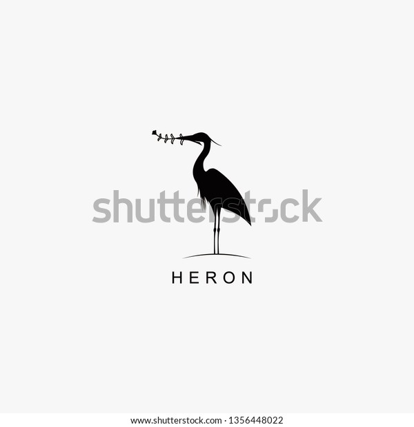 heron design logo
concept