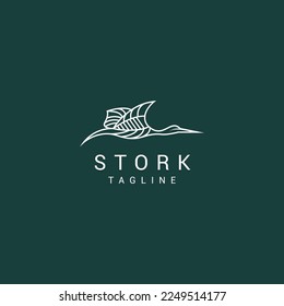 
Icono de diseño del logotipo de Heron