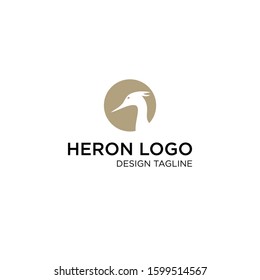 heron logo , vector illustration 