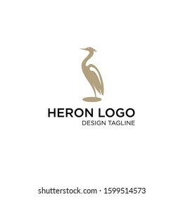 heron logo , vector illustration 