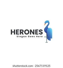 Herones Gradient Colorful Logo Template
