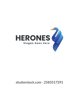 Herones Gradient Colorful Logo Template