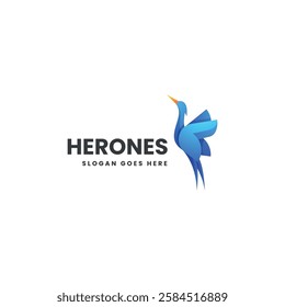 Herones Gradient Colorful Logo Template