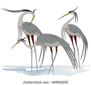 Herons

