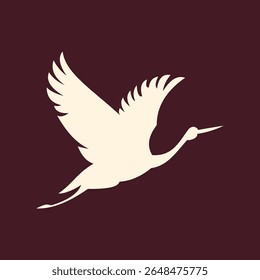 Herons flying trendy vector art design fetching amazing colorful useful illustration.eps