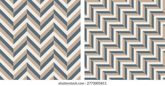 Herrinbone vertical stripes pattern set.fashion for textile design.colorful textured vertical retro stripes for dress or other summer textile print.