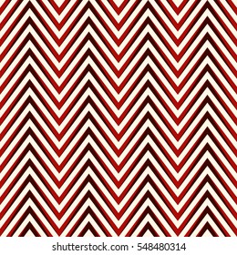 Herringbone abstract background. Red colors seamless pattern with chevron diagonal lines. Can be used for digital paper, textile print, page fill. Vector illustration