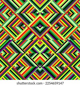 Herringbone aztec pattern. Seamless quilting design background. Vector image