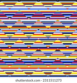 Herringbone aztec pattern. Seamless quilting design background. Vector image