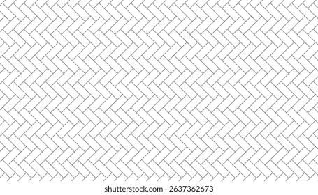 Herringbone background. brick line seamless pattern. repeating black geometric tiles. herringbone floor tiles. cladding bricks. flooring iaminate