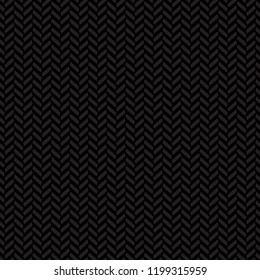 Herringbone black decorative seamless rope pattern background 