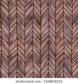 Herringbone chevron seamless pattern with scandinavian art decoration for wrapping and textile vector print.