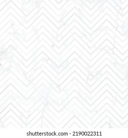 Herringbone Marble Tile Backsplash. White And Grey Repeat Chevron Pattern. Modern Zigzag Wallpaper.