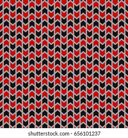 Herringbone motif. Zigzag lines. Jagged tooth. Seamless surface pattern design with triangular waves ornament. Repeated chevrons wallpaper. Digital paper for page fills, web designing, textile print