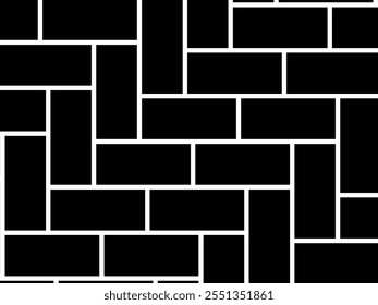 Herringbone Pattern, Brick or Paving Block Motif, can use for Decoration, Background, Carpet, Ornate, Tile, Floor, Wallpaper, Wrapping, Fashion, Fabric, Interior, Exterior or Graphic Design Element