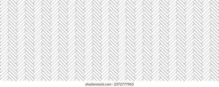 herringbone pattern- broken twill weave. white seamless patter for kitchen backsplash, bathroom wall, shower. vector herringbone texture