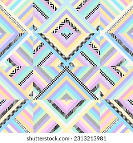 Herringbone pattern. Seamless geometric art deco design background. Vector image